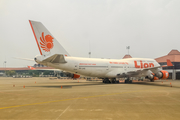 Lion Air Boeing 747-412 (PK-LHG) at  Jakarta - Soekarno-Hatta International, Indonesia