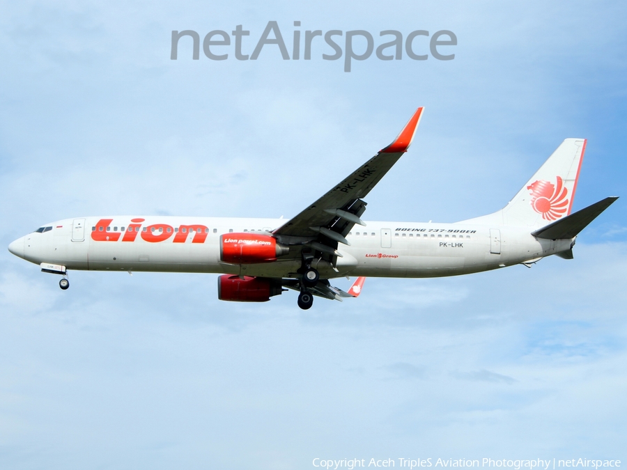 Lion Air Boeing 737-9GP(ER) (PK-LHK) | Photo 247700