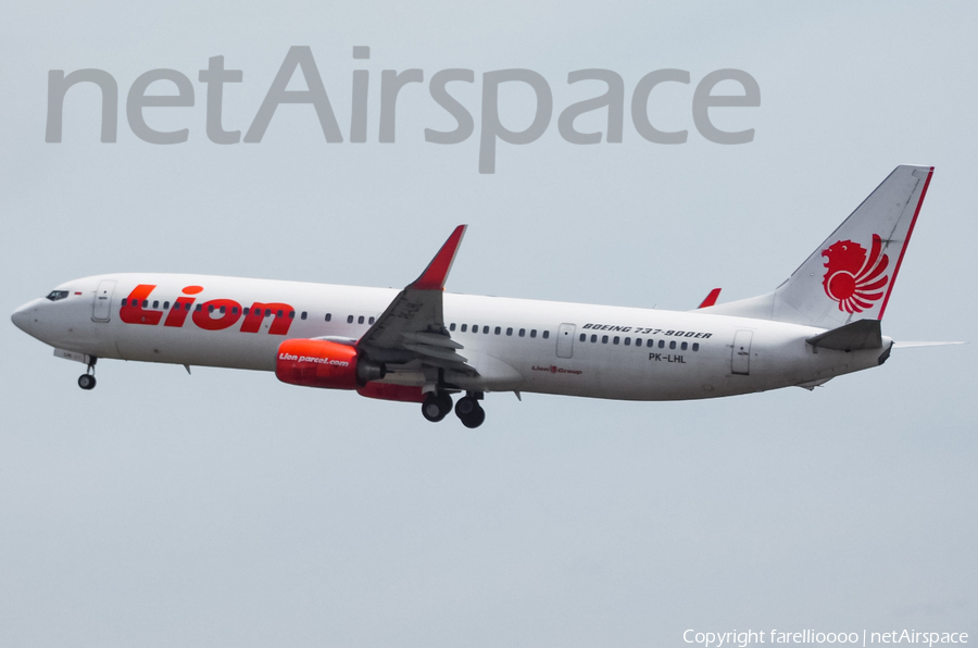 Lion Air Boeing 737-9GP(ER) (PK-LHL) | Photo 507128