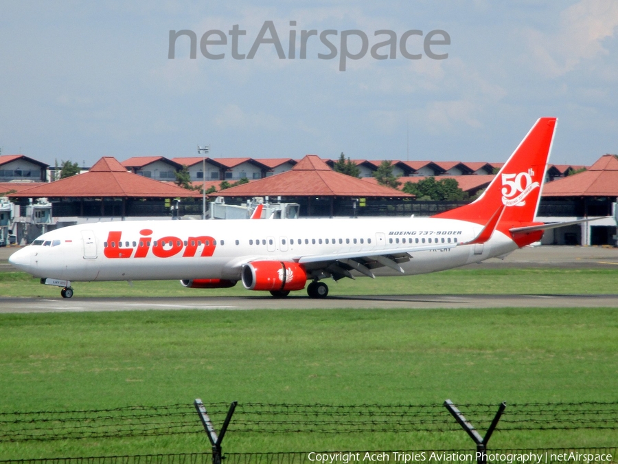 Lion Air Boeing 737-9GP(ER) (PK-LHY) | Photo 208873