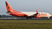 Lion Air Boeing 737-9GP(ER) (PK-LJF) at  Adisumarmo International, Indonesia
