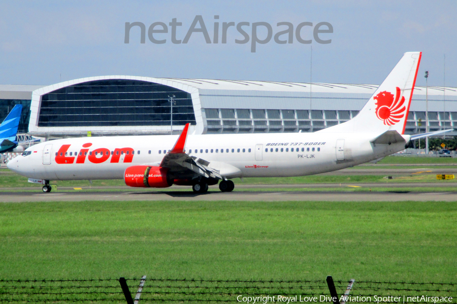 Lion Air Boeing 737-9GP(ER) (PK-LJK) | Photo 214591