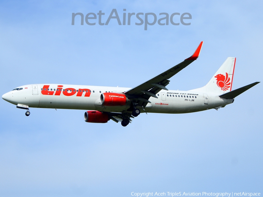 Lion Air Boeing 737-9GP(ER) (PK-LJM) | Photo 271686