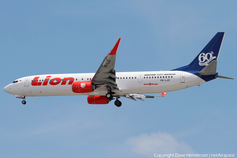 Lion Air Boeing 737-9GP(ER) (PK-LJO) | Photo 21826