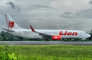 Lion Air Boeing 737-8GP (PK-LJQ) at  Adisumarmo International, Indonesia