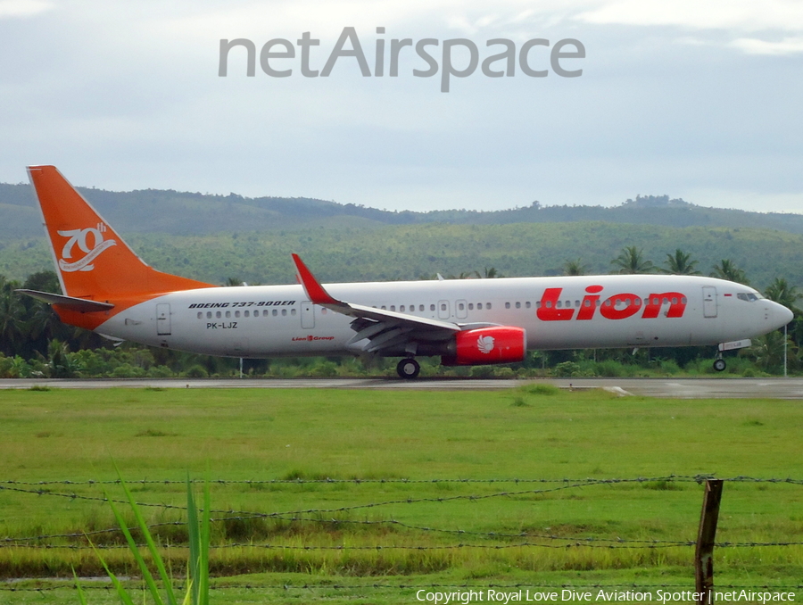 Lion Air Boeing 737-9GP(ER) (PK-LJZ) | Photo 208647