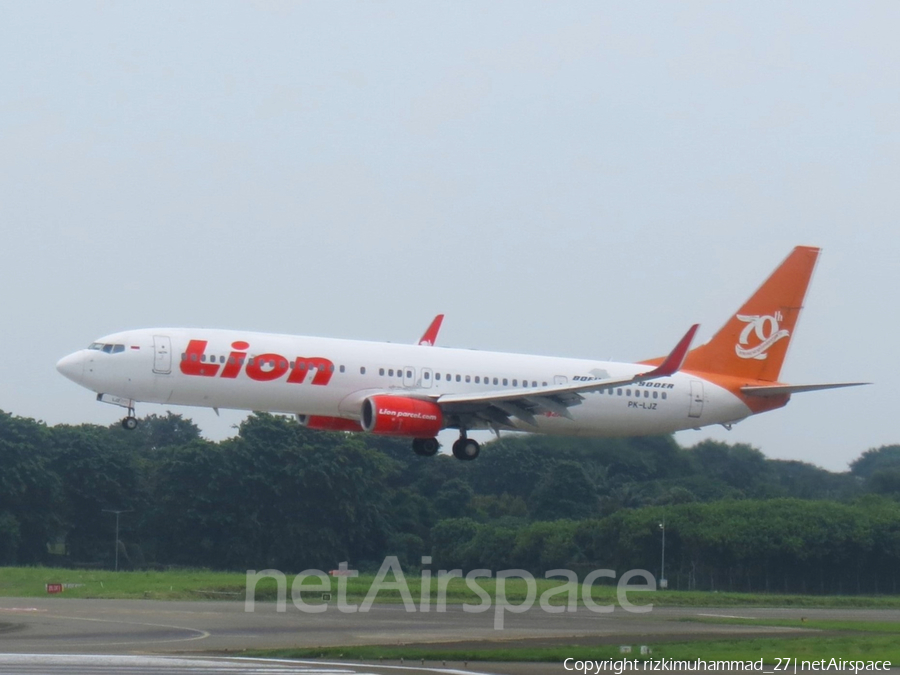 Lion Air Boeing 737-9GP(ER) (PK-LJZ) | Photo 624607