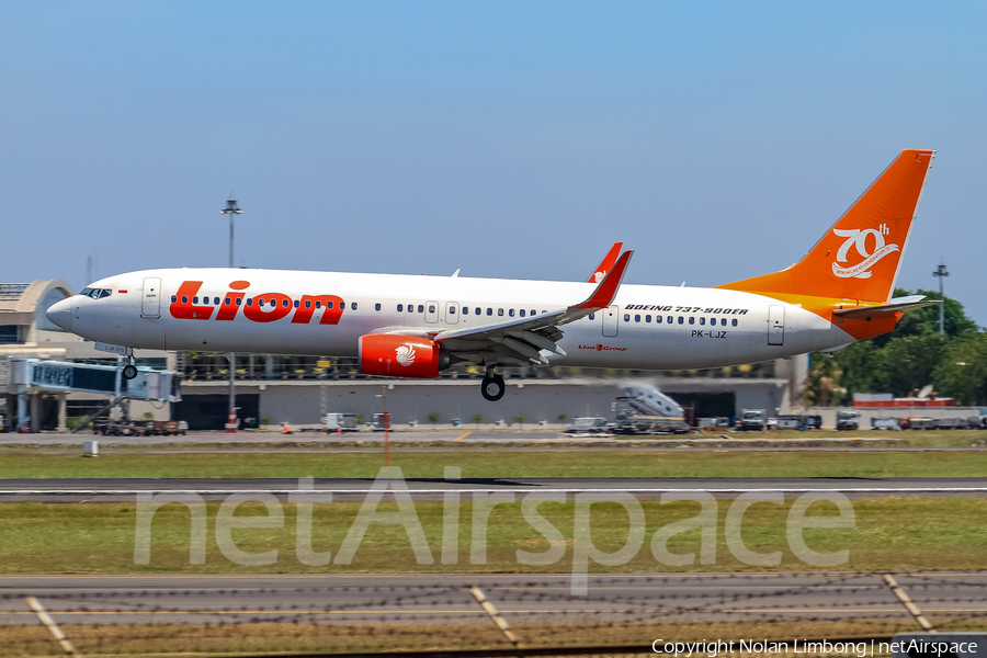 Lion Air Boeing 737-9GP(ER) (PK-LJZ) | Photo 370137