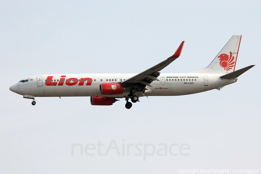 Lion Air Boeing 737-9GP(ER) (PK-LKO) | Photo 360490