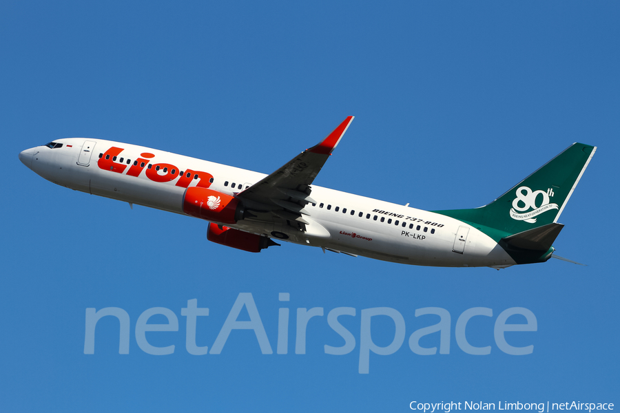 Lion Air Boeing 737-8GP (PK-LKP) | Photo 368520