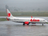 Lion Air Boeing 737-8GP (PK-LKR) at  Banda Aceh - Sultan Iskandar Muda International, Indonesia