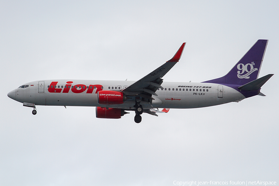 Lion Air Boeing 737-8GP (PK-LKV) | Photo 147057