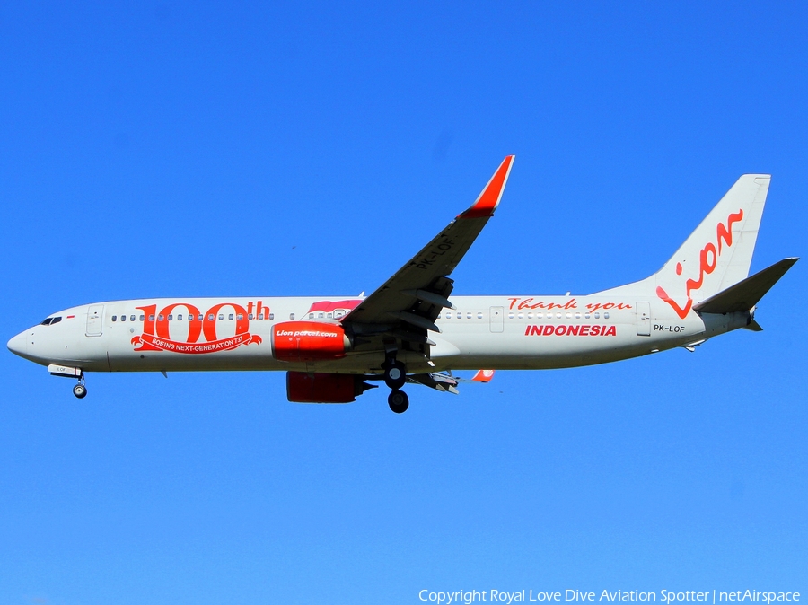Lion Air Boeing 737-9GP(ER) (PK-LOF) | Photo 257634