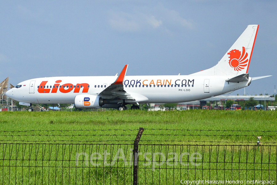 Lion Air Boeing 737-8GP (PK-LOO) | Photo 408058