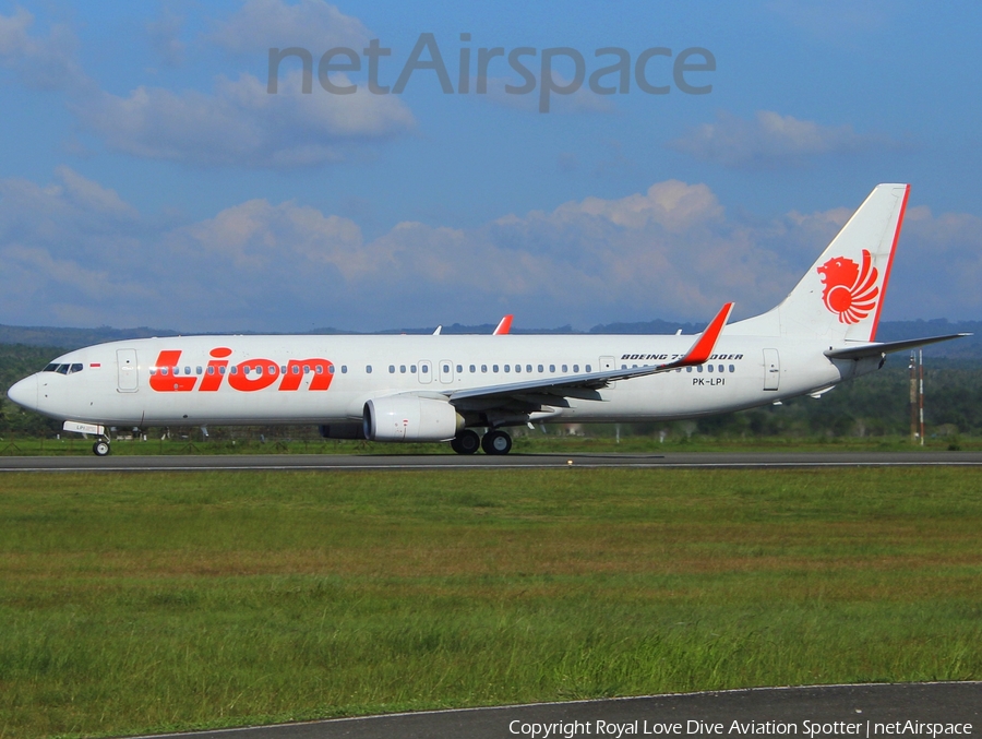 Lion Air Boeing 737-9GP(ER) (PK-LPI) | Photo 300786