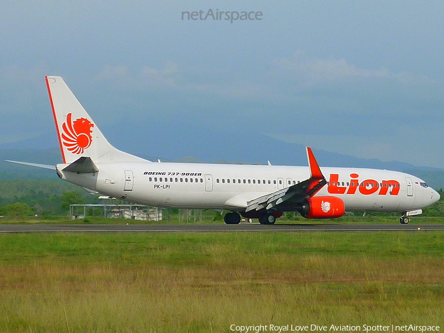 Lion Air Boeing 737-9GP(ER) (PK-LPI) | Photo 319721