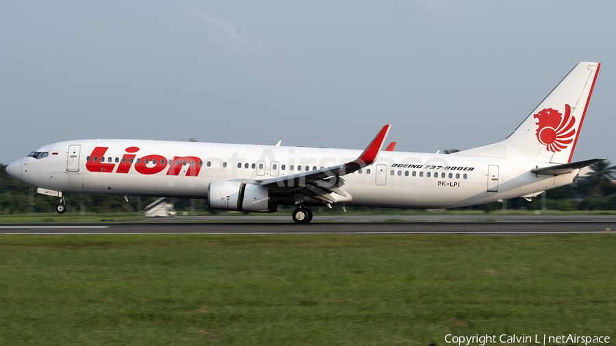 Lion Air Boeing 737-9GP(ER) (PK-LPI) | Photo 480914