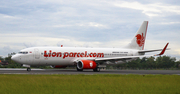 Lion Air Boeing 737-8GP (PK-LPK) at  Adisumarmo International, Indonesia