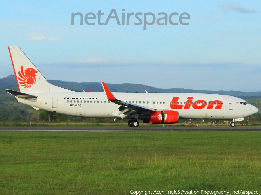 Lion Air Boeing 737-8GP (PK-LPO) | Photo 327714