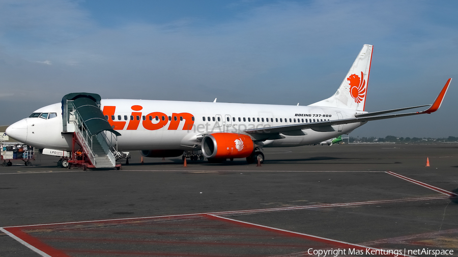 Lion Air Boeing 737-8GP (PK-LPO) | Photo 504382