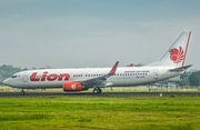 Lion Air Boeing 737-8GP (PK-LPS) at  Adisumarmo International, Indonesia