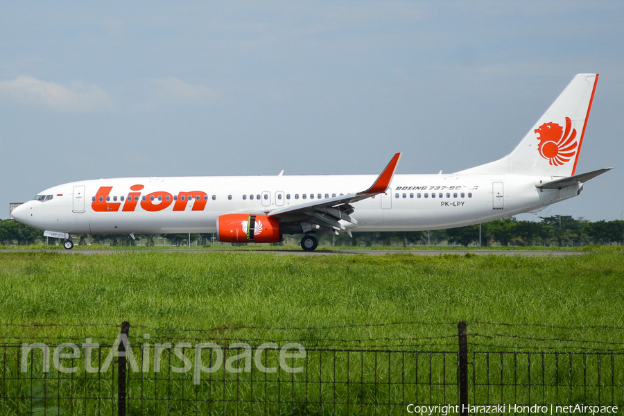 Lion Air Boeing 737-9GP(ER) (PK-LPY) | Photo 393822
