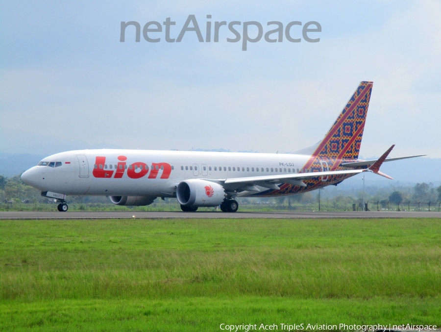 Lion Air Boeing 737-8 MAX (PK-LQJ) | Photo 210876