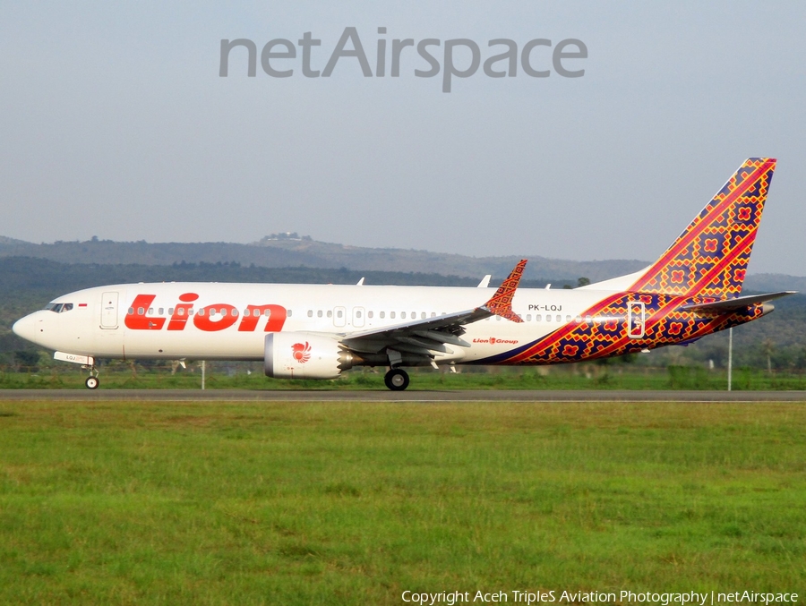 Lion Air Boeing 737-8 MAX (PK-LQJ) | Photo 213236