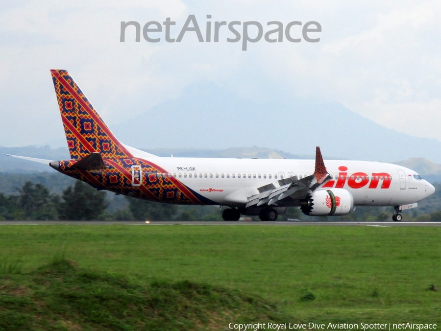 Lion Air Boeing 737-8 MAX (PK-LQK) | Photo 211551