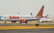 Lion Air Boeing 737-8 MAX (PK-LQM) at  Adisumarmo International, Indonesia