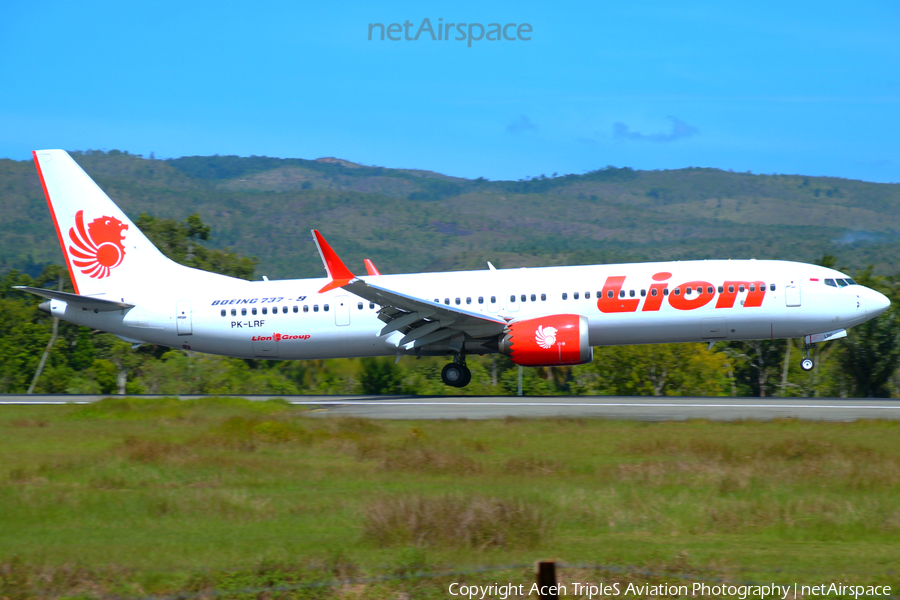 Lion Air Boeing 737-9 MAX (PK-LRF) | Photo 631752