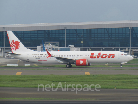 Lion Air Boeing 737-9 MAX (PK-LRG) at  Jakarta - Soekarno-Hatta International, Indonesia