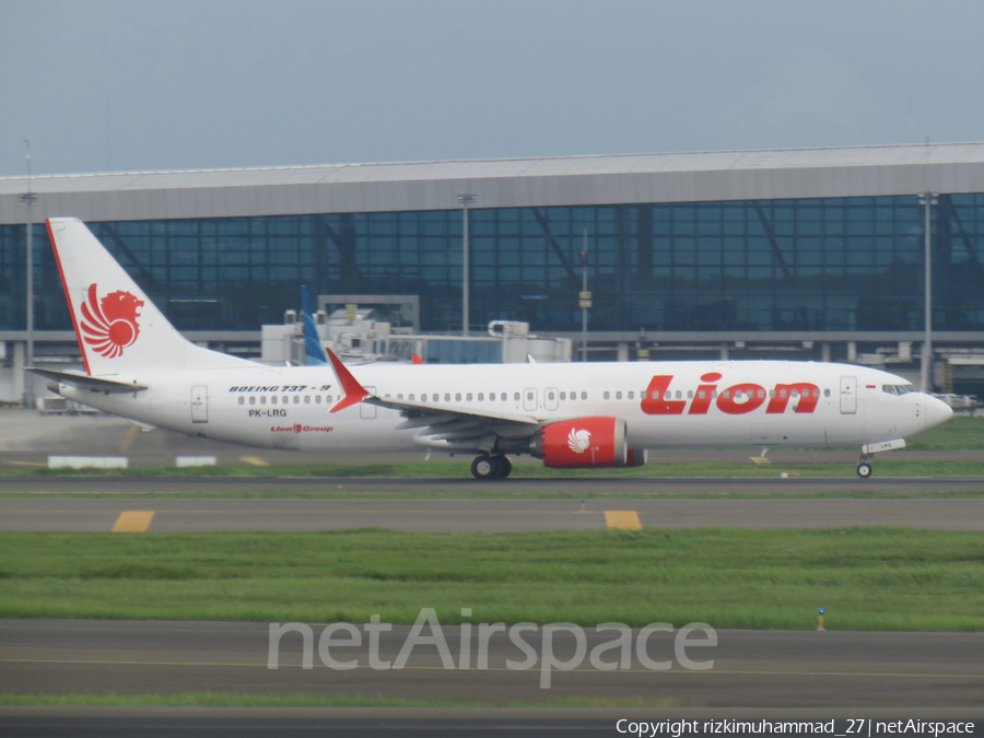 Lion Air Boeing 737-9 MAX (PK-LRG) | Photo 621989
