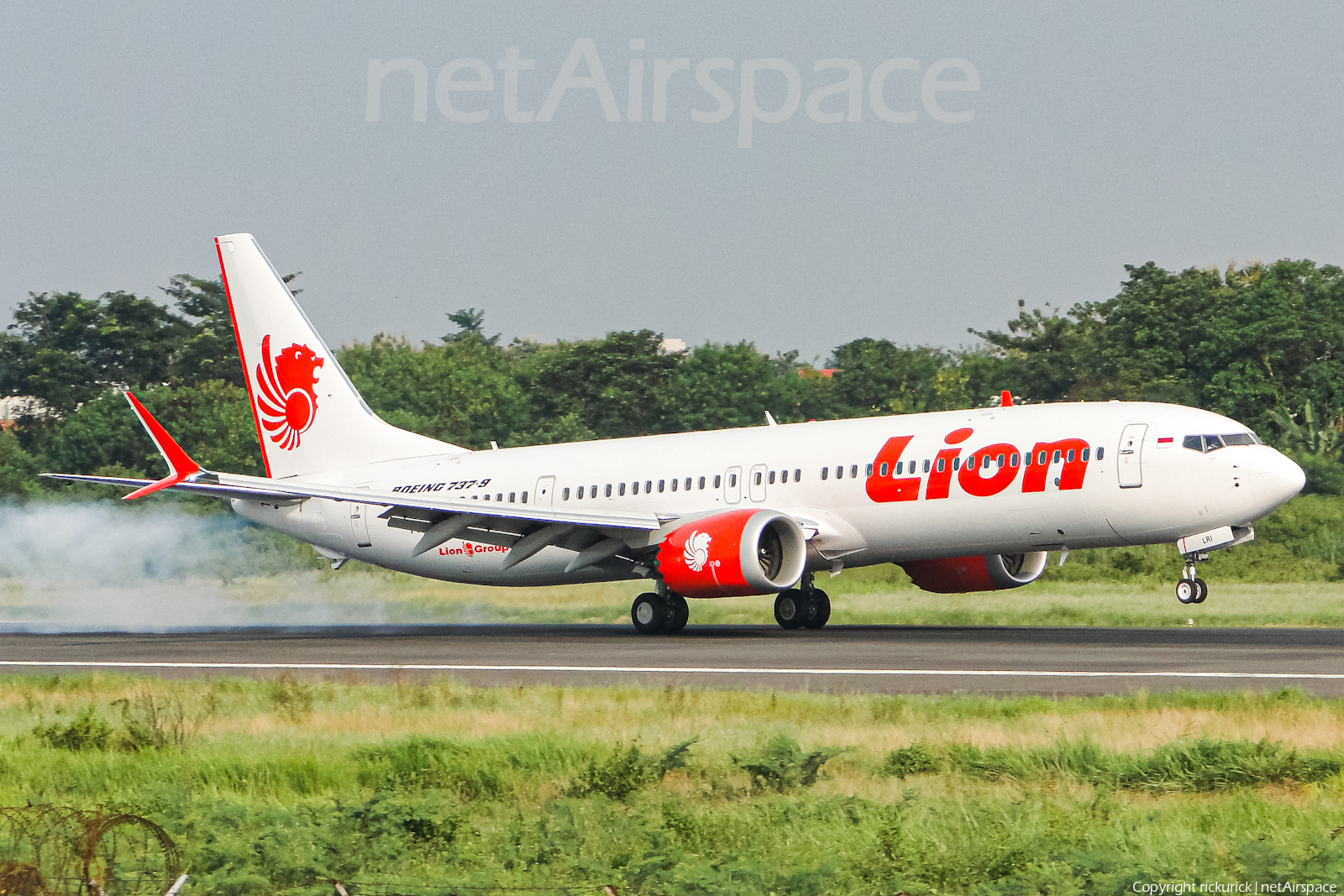 Lion Air Boeing 737 9 MAX PK LRI Photo 565325 netAirspace