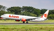 Lion Air Boeing 737-9 MAX (PK-LRI) at  Adisumarmo International, Indonesia