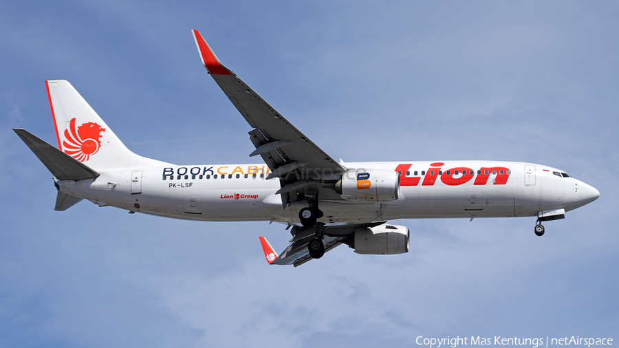 Lion Air Boeing 737-8GP (PK-LSF) | Photo 458189