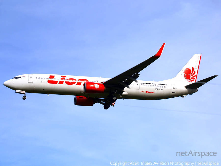 Lion Air Boeing 737-9GP(ER) (PK-LSL) | Photo 460932