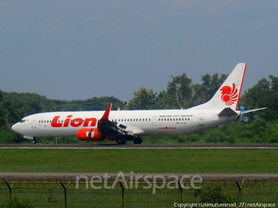 Lion Air Boeing 737-9GP(ER) (PK-LSL) | Photo 622407