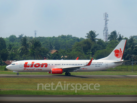 Lion Air Boeing 737-9LP(ER) (PK-LST) at  Palembang - Sultan Mahmud Badaruddin II International, Indonesia