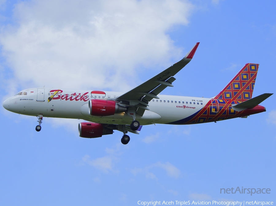 Batik Air Airbus A320-214 (PK-LUH) | Photo 366281