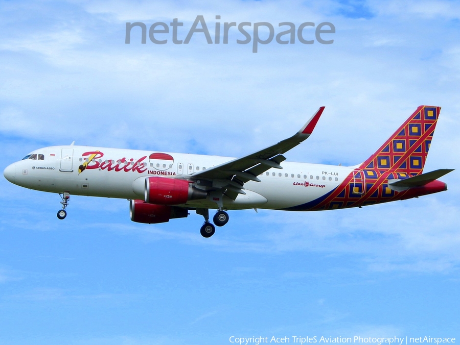 Batik Air Airbus A320-214 (PK-LUI) | Photo 309561