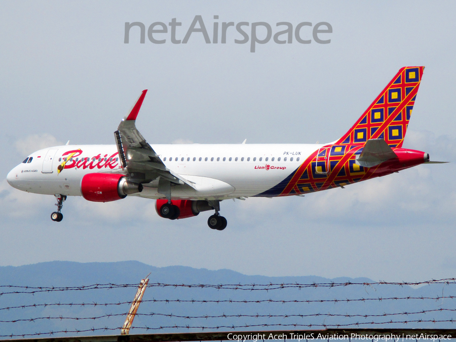 Batik Air Airbus A320-214 (PK-LUK) | Photo 232987