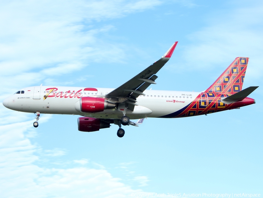 Batik Air Airbus A320-214 (PK-LUK) | Photo 247948