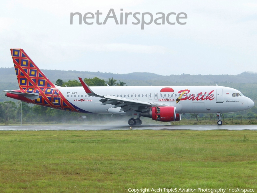 Batik Air Airbus A320-214 (PK-LUK) | Photo 332480