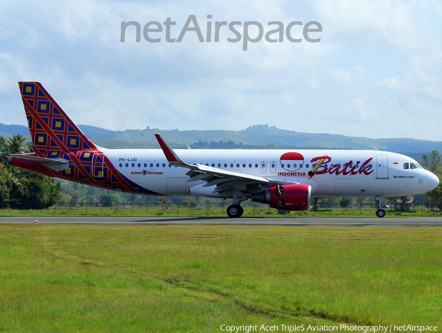 Batik Air Airbus A320-214 (PK-LUO) | Photo 293713