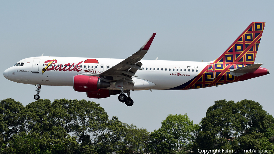 Batik Air Airbus A320-214 (PK-LUP) | Photo 363465