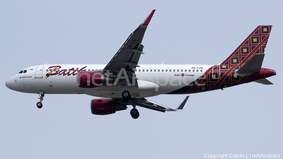 Batik Air Airbus A320-214 (PK-LUQ) | Photo 484872