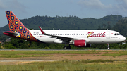 Batik Air Airbus A320-214 (PK-LUR) at  Samarinda International, Indonesia