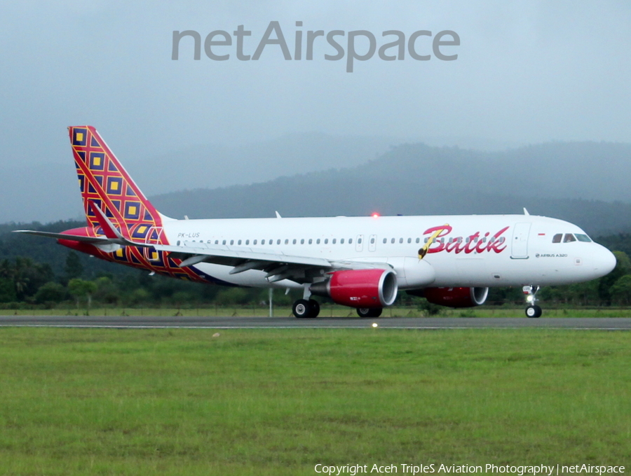 Batik Air Airbus A320-214 (PK-LUS) | Photo 244323