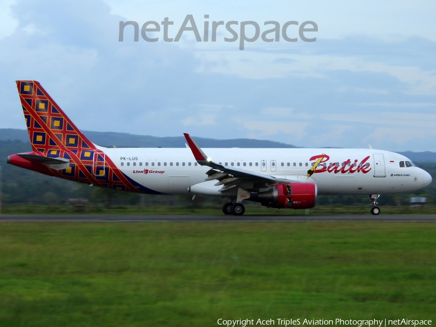 Batik Air Airbus A320-214 (PK-LUS) | Photo 284706